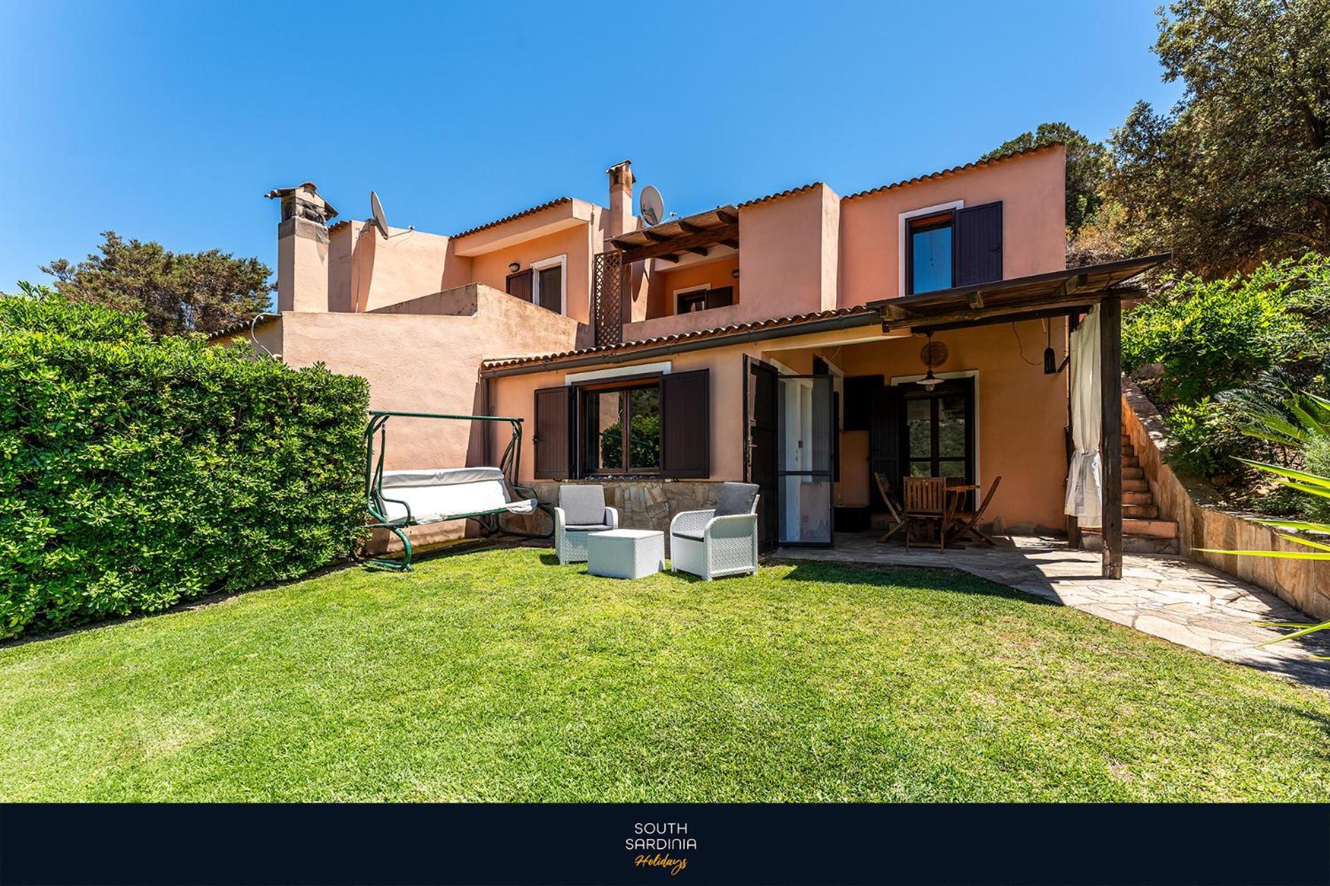 Villa Perdalonga, Vista Mare Sea View Tuerredda Теулада Екстериор снимка
